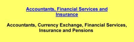 Accountants,Currency Exchange,Financial Services,Insurance and Pensions 